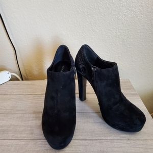 Gianni Bini Suede Black Bootie